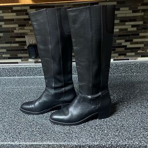 Cole Haan knee-high black boots
